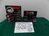 WOLF and WPA .223 / Four Boxes WOLF . 223 62gr HP = 80 rds/ Two Boxes WPA .
