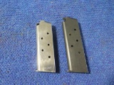 2 Colt mags; 1-1911 .45colt; 1-stainless Commander .45 mag, tag#3458
