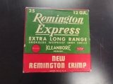 Vintage Remington 12ga Full box. Shells in very good condition., tag#3656