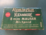 1 box 20 rounds 8MM Mauser ammo, tag#3676