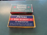 (2) boxes Remington .35 ammo, 36 rds total, tag#3959