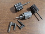 Lot of 3 revolver cylinders .44/.357/38 Special, tag#3989
