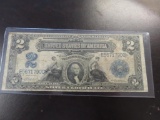 1899 2 dollar bill, tag#4112