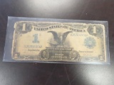 1899 1$ black eagle silver certificate, tag#4125
