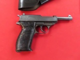 Mauser P38 BYF43 9mm semi auto pistol with holster and 2 mags | 8632B, tag#