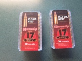 2 boxes of 50 rounds Hornady 17HM2, tag#4197