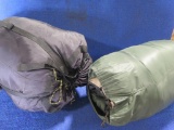 2-sleepings bag, with 1 compression sack, tag#4222