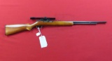 Springfield 87A .22 single shot rifle with old Kmart All Pro scope|NSN, tag
