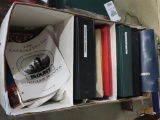 Binders with Mossberg, Browning, savage, Smith & Wesson catalogs, & more, t