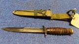 US M8A1 fighting knife, tag#5069