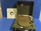 US Army phonograph, tag#5073