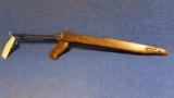 Folding stock for M1 carbine, tag#5085