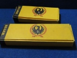 2- Vintage Ruger handgun boxes, tag#5107
