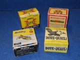 4 - Vintage 12ga ammo boxes with shotshells, tag#5111