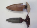 Handmade Damascus steel knife with 4