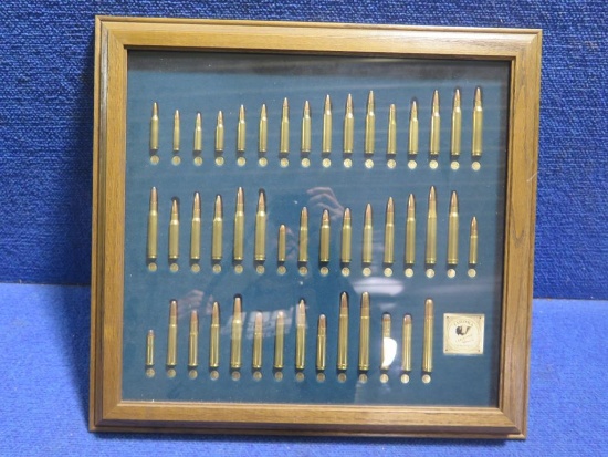 Tatonka Cartridges framed ammo board, 48 shells, 19x21"