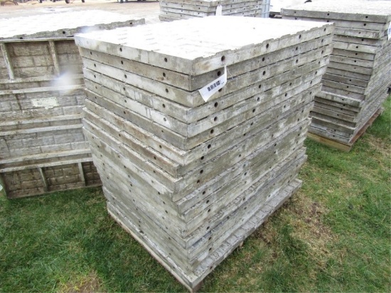 (20) Precise, 36" x 4' aluminum concrete forms