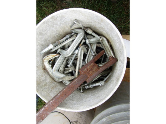 Bucket of C Clamps