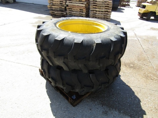 (2) 13-24 TG Backhoe rear tires