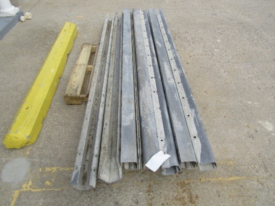 (12)Durand 4"x 4" x 9' ISC aluminum concrete forms