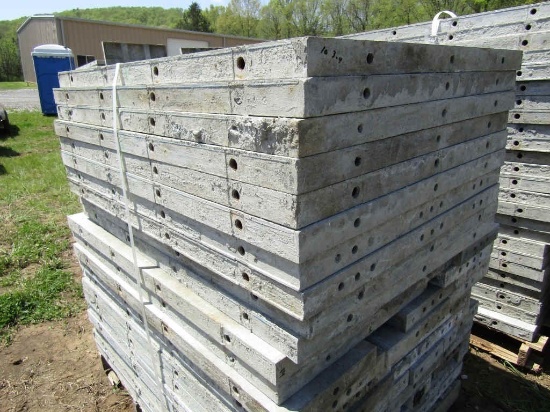 (10) Western, 36" x 4' aluminum concrete forms
