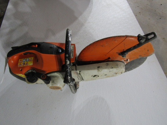 Stihl TS-420, 14" Concrete Cut-Off Saw, Gas Powered, Located in Hopkinton, IA