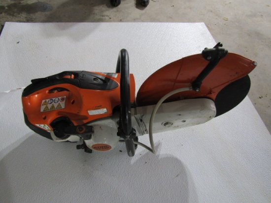 Stihl TS-420, 14" Concrete Cut-Off Saw, Gas Powered, Located in Hopkinton, IA