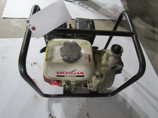 Honda WB20XT Trash Pump, Honda GX120 Motor, Located in Hopkinton, IA