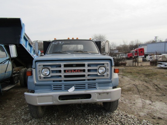 1986 GMC 7000 Flatbed Pick up Truck, Dually, VIN# 1GDL7D1B2GV500976, Miles