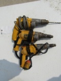 (3) Black & Decker Drills