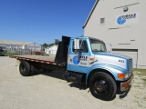 1991 International 4700LP  Flat Bed Truck