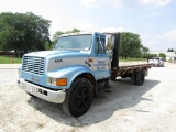 1990 International 4600LP Flat Bed Truck