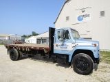 1987 International Model 1654 S1600, Flat Bed