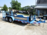 2001 Cronkhite Tandem Axle Flatbed Trailer