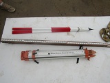 (1) Tri-pod, (1) Measuring Stick, (1) Maker Poles