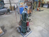 Acetylene & Oxygen Tanks on Cart