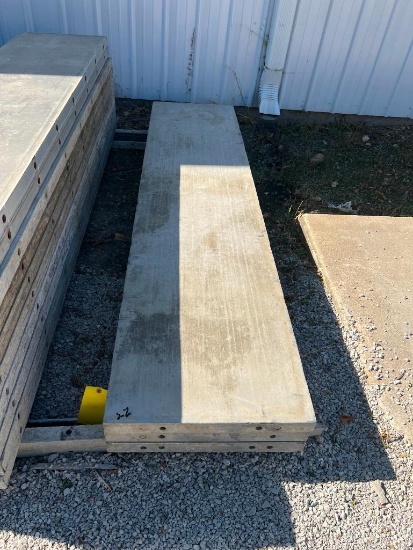 (3) 22" x 8' Wall Ties Smooth Aluminum Concrete Forms, 6-12 Hole Pattern. Located in Mt. Pleasant,