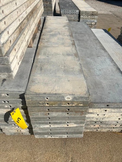 (10) 18" x 8' Wall Ties Smooth Aluminum Concrete Forms, 6-12 Hole Pattern. Located in Mt. Pleasant,