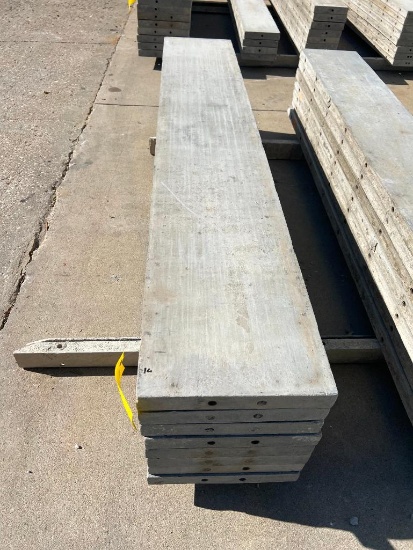 (8) 16" x 8' Wall Ties Smooth Aluminum Concrete Forms, 6-12 Hole Pattern. Located in Mt. Pleasant,