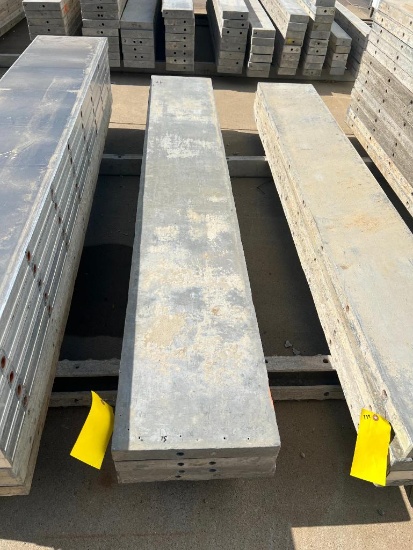 (4) 15" x 8' Wall Ties Smooth Aluminum Concrete Forms, 6-12 Hole Pattern. Located in Mt. Pleasant,