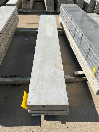 (4) 15" x 8' Wall Ties Smooth Aluminum Concrete Forms, 6-12 Hole Pattern. Located in Mt. Pleasant,