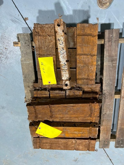 Pallet 14" & 9 1/2" Flat Ties. Located in Mt. Pleasant, IA