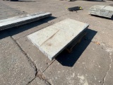 (2) 3' x 6' Western Elite Laydown Smooth Aluminum Concrete Form, 6-12 Triple Punch Hole. with