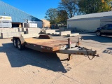 2002 R & W Trailer Manufacturing Dual Axle 20'6