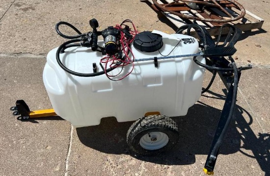 Countyline Tractor Supply 30 Gallon Sprayer, Model TX30G-CL, High Flo Gold Series Pump. Located in