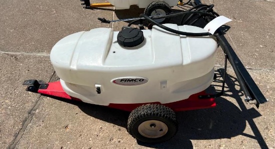 Finco 30 Gallon Sprayer, High Flo Gold Series Pump. Located in Mt. Pleasant, IA