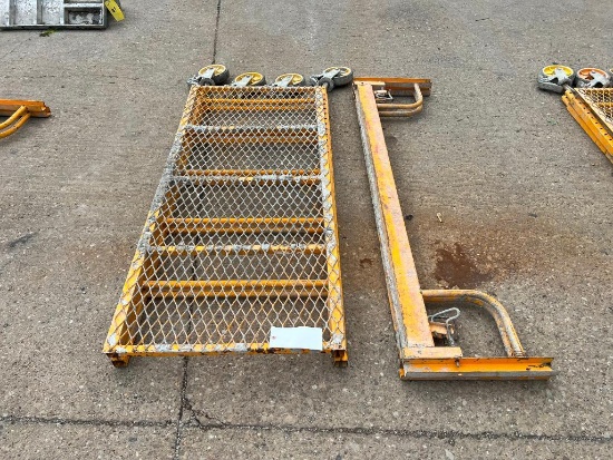 Bil-Jax Pro-Jax Utility Scaffold with casters. Located in Mt. Pleasant, IA