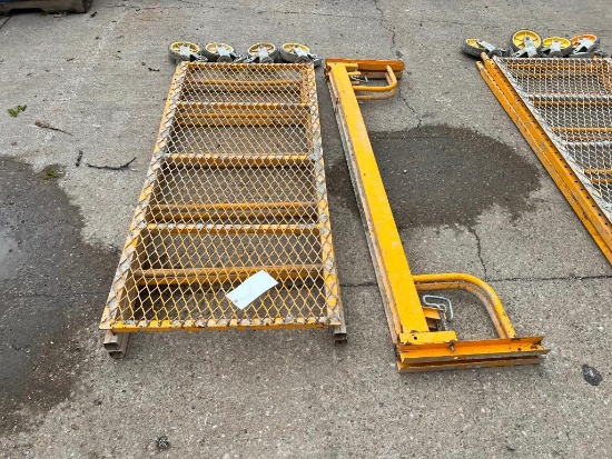 Bil-Jax Pro-Jax Utility Scaffold with casters. Located in Mt. Pleasant, IA