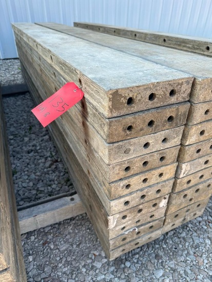 (10) 8" x 8' Wall-Ties aluminum concrete forms, smooth, 6-12 hole pattern, located in Mt. Pleasant,