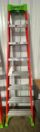 Louisville 8' step ladder, model FXS1508, located in Mt. Pleasant, IA.